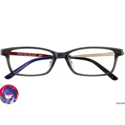 Eyewear>Honkai: Star Rail Collaboration Acheron Model Glass Frame w/ Original Eyeglass Case & Cleaning Cloth Set