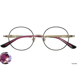 Honkai: Star Rail Collaboration Kafka Model Glass Frame w/ Original Eyeglass Case & Cleaning Cloth Set Clearance
