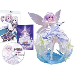 Anime Dvd/Blu-Ray>Hyperdimension Neptunia: Hidamari no Little Purple Blu-ray First Limited Edition w/ Neptunia Little Purple Ver. 1/7 Scale Figure