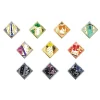 IDOLiSH 7 MEMORiES MELODiES & Leopard Eyes 10-Piece Costume Brooch Set New
