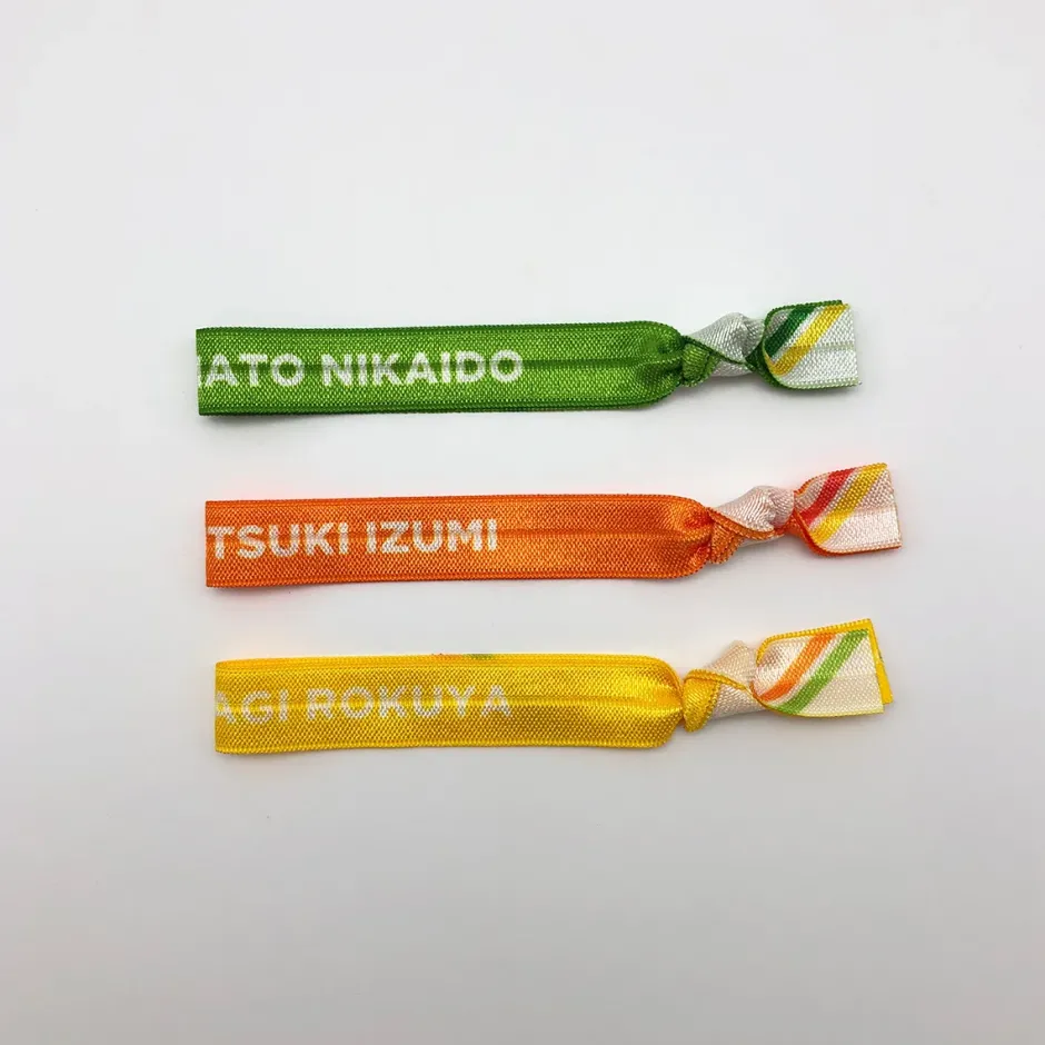 IDOLiSH7 Third BEAT! Episode Linkage Goods Friends Day Yamato & Mitsuki & Nagi Stretching Ribbon Wristband Set Clearance