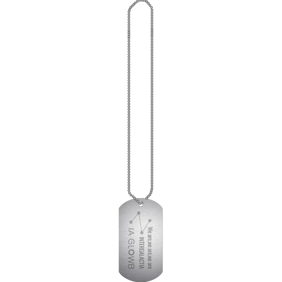 INTERGALACTIA Dog Tag Necklace Hot