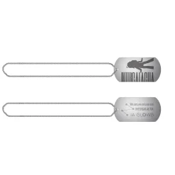 INTERGALACTIA Dog Tag Necklace Hot