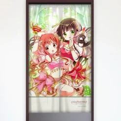 Home Decor|Tapestries>Is the Order a Rabbit? Bloom Noren Chiya & Megu