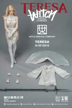 Action Figures>i8-501S616 Witch Service Company Teresa 1/6 Scale Action Figure