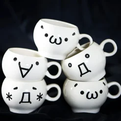 Kaomoji-kun Mugs Hot