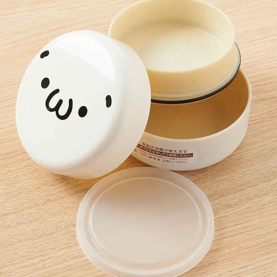 Kaomoji-kun Two-Tier Bento Boxes Best