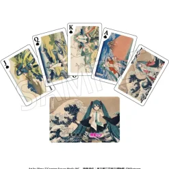 Cards>Katsushika Hokusai x Hatsune Miku Playing Cards