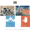 Katsushika Hokusai x Hatsune Miku A4 Clear File & Card Set Best