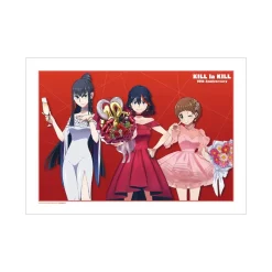 Kill la Kill A3-Size Matte Effect Poster Group: 10th Anniversary Dress-Up Ver. Hot
