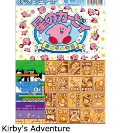 Stickers>Kirby's Dream Land Sticker Sheets