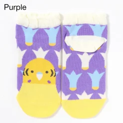 KOTORITACHI Budgerigar Printed Socks (Feather Pattern) Sale