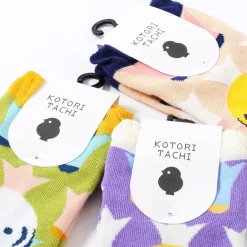 KOTORITACHI Budgerigar Printed Socks (Feather Pattern) Sale