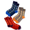 Footwear>KOTORITACHI Short Crew Stripes & Cockatiel Socks