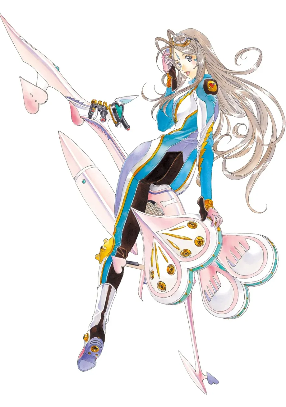 Kousuke Fujishima Signed Limited Edition Framed Oh My Goddess! Primagraphie Art Print: 5 Seconds Before Flight Clearance