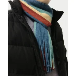 Laid-Back Camp Rin Shima's Striped Scarf Hot