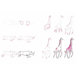 Learn How to Draw Fast Step by Step! How to Draw 100 Animals Discount