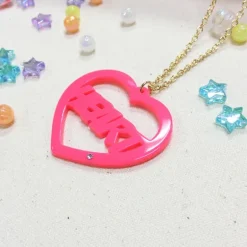 Le cocone Fancy Heart Long Necklace Outlet