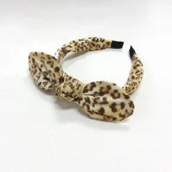 Jewelry & Hair Accessories>Le cocone Leopard Print Ribbon Katyusha