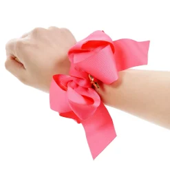 Le cocone Neon Ribbon Hair Tie Hot