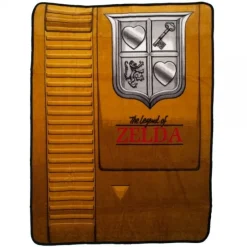 Blankets>Legend of Zelda Gold Cartridge Throw Blanket
