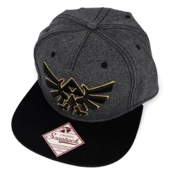 Legend of Zelda Gray & Black Snapback Clearance