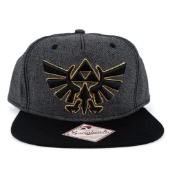 Legend of Zelda Gray & Black Snapback Clearance