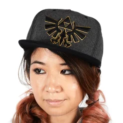 Legend of Zelda Gray & Black Snapback Clearance
