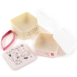 le sucre Lacquerware 2-Tier Square Lunch Box Hot