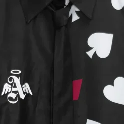 LISTEN FLAVOR Ace of Hearts 2-Way Shirt w/ Necktie Clearance