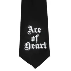 LISTEN FLAVOR Ace of Hearts 2-Way Shirt w/ Necktie Clearance