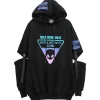 LISTEN FLAVOR Alien Separate Sleeve Belt Hoodie New