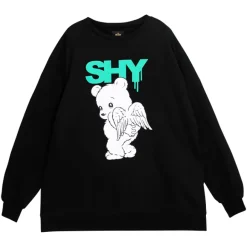 LISTEN FLAVOR Angel Bear Big Pullover Discount