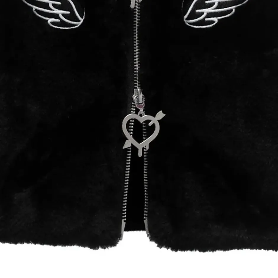 Other Accessories>LISTEN FLAVOR Angel Boa Zip Snood