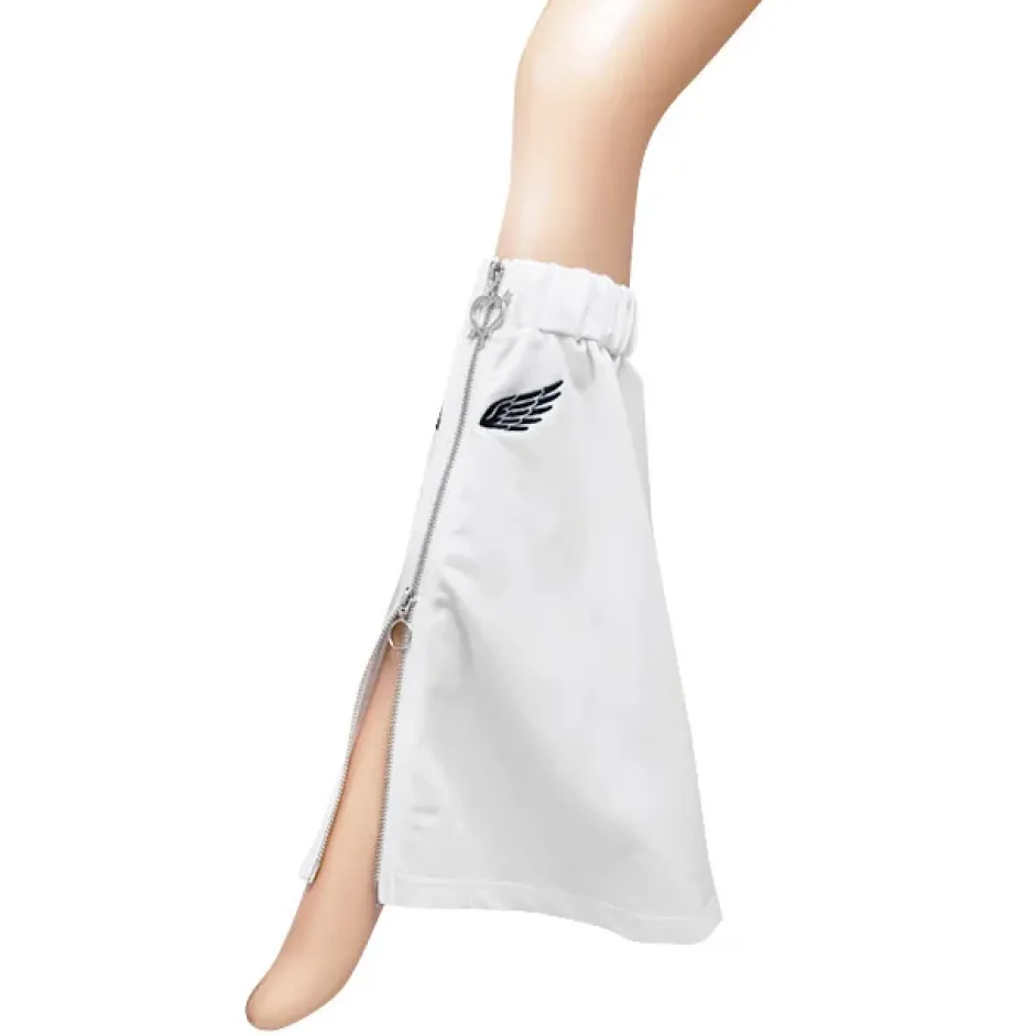 LISTEN FLAVOR Angel's Wing Heart Zip Leg Covers Discount