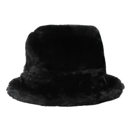 LISTEN FLAVOR Angel Wings Fur Bucket Hat Hot
