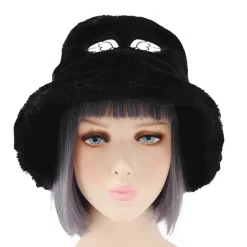 LISTEN FLAVOR Angel Wings Fur Bucket Hat Hot