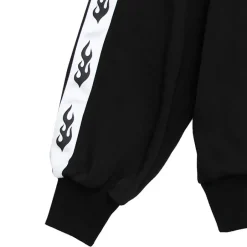 LISTEN FLAVOR Arcade Game Sleeve Line Hoodie Black