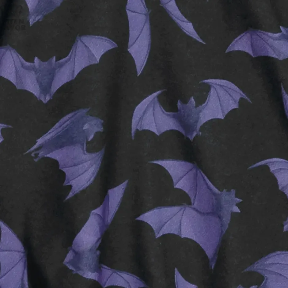 LISTEN FLAVOR Bat Double Zipper Hoodie Clearance