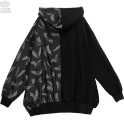 LISTEN FLAVOR Bat Double Zipper Hoodie Clearance