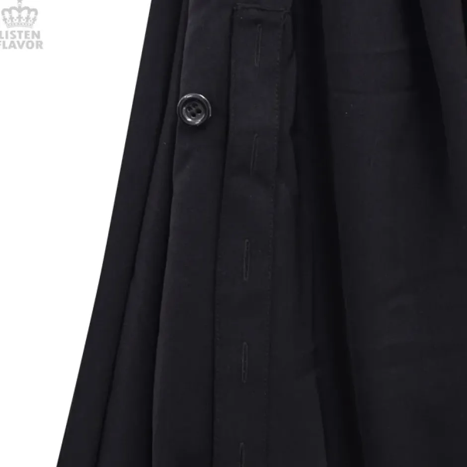Bottoms>LISTEN FLAVOR Bat Hemline Maxi Skirt