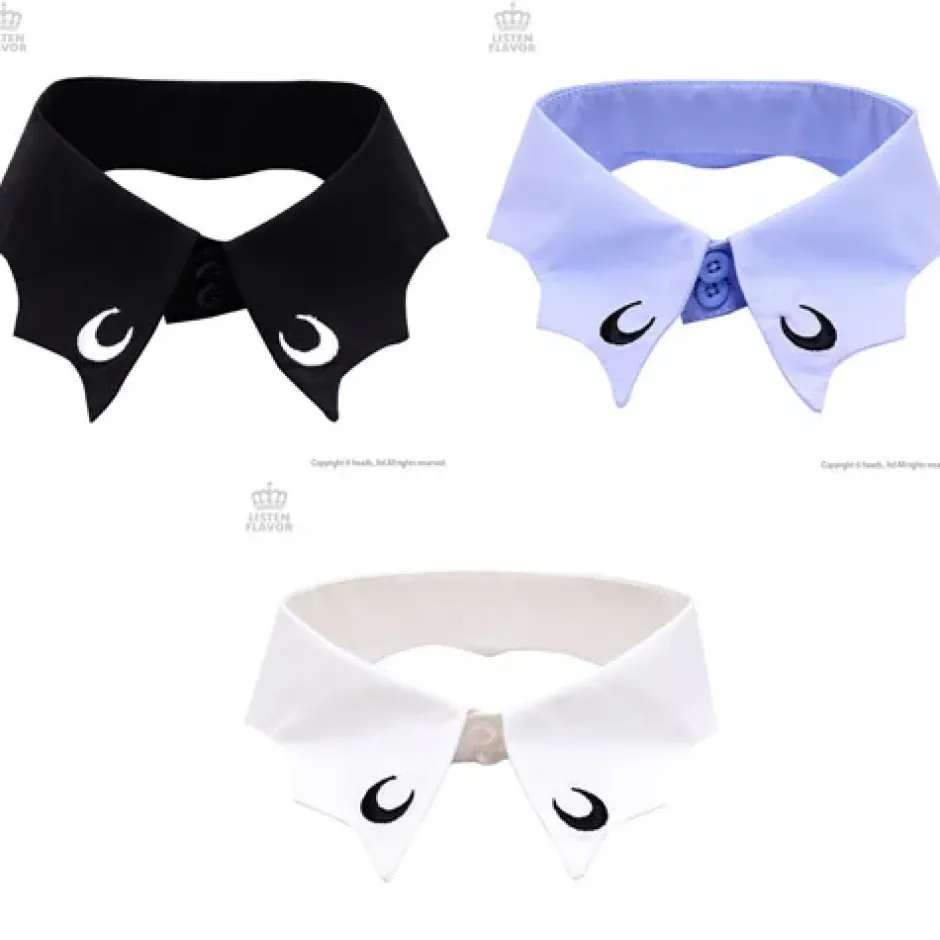 LISTEN FLAVOR Bat-Shaped Gothic Collar Hot