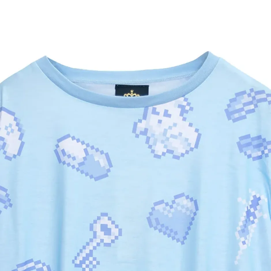 LISTEN FLAVOR 8bit Full Graphic Big T-Shirt Clearance