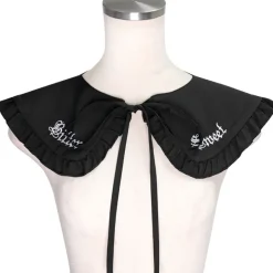 Other Accessories>LISTEN FLAVOR Bitter Sweet Ribbon Frill Collar