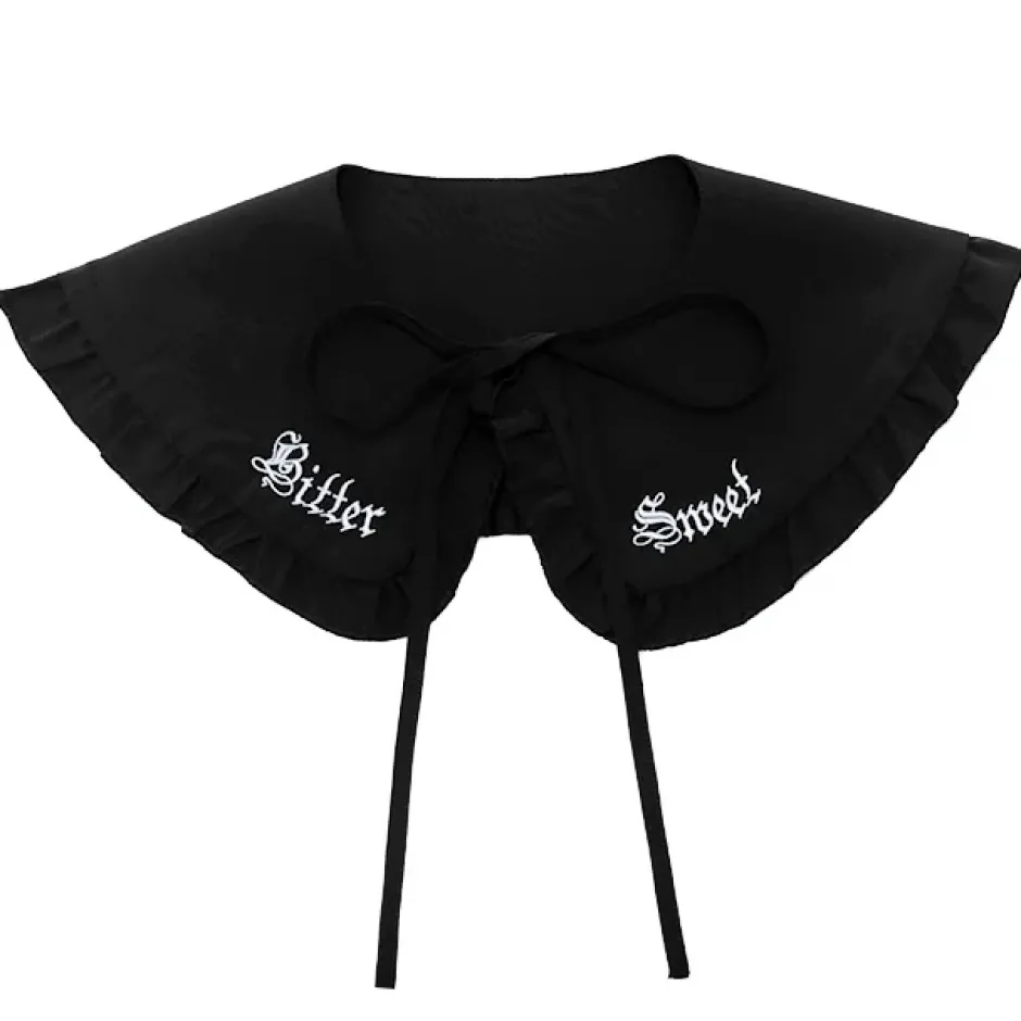 Other Accessories>LISTEN FLAVOR Bitter Sweet Ribbon Frill Collar