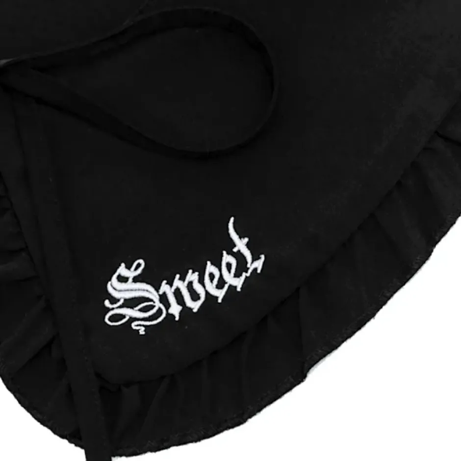 Other Accessories>LISTEN FLAVOR Bitter Sweet Ribbon Frill Collar