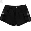 LISTEN FLAVOR Black Cargo Shorts Best