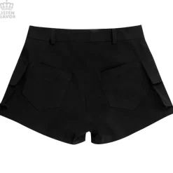 LISTEN FLAVOR Black Cargo Shorts Best