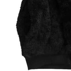 LISTEN FLAVOR Black Cat Ear Cat Paw Boa Blouson Outlet