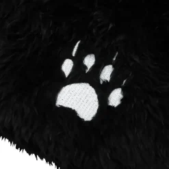 LISTEN FLAVOR Black Cat Ear Cat Paw Boa Neck Warmer Best